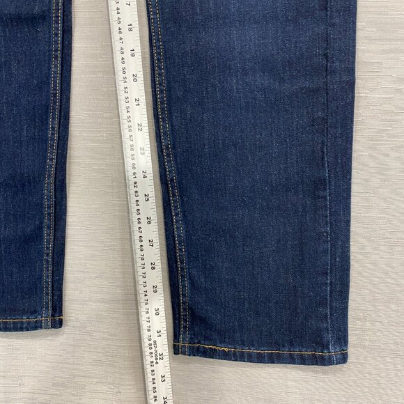 Levi's 505 Jeans Mens 30 x 32 Straight Leg Regular Fit Dark Wash Denim Pants - Picture 6 of 16